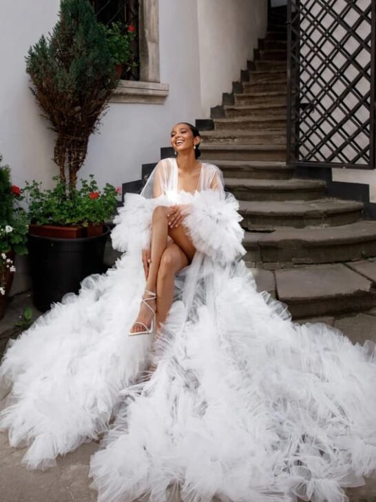 44 White Bridal Robes to Help You Feel Extra Sexy & Confident