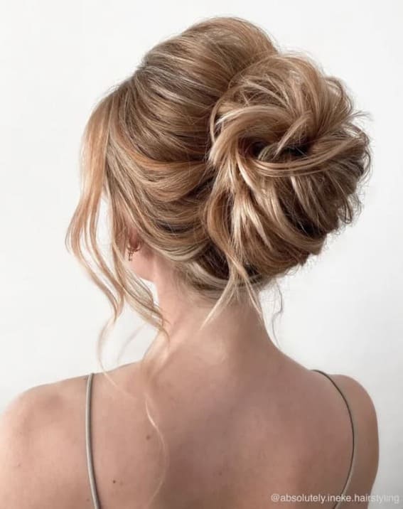 Lacy Updo for Thin Hair Idea