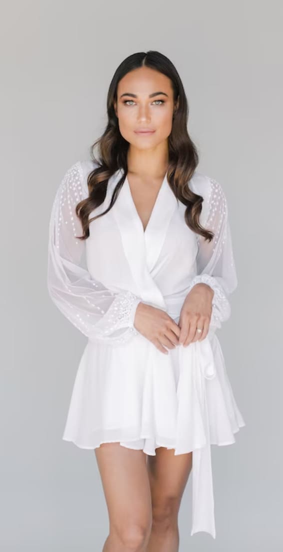 Luxury Bridal Robe / Personalized Robe