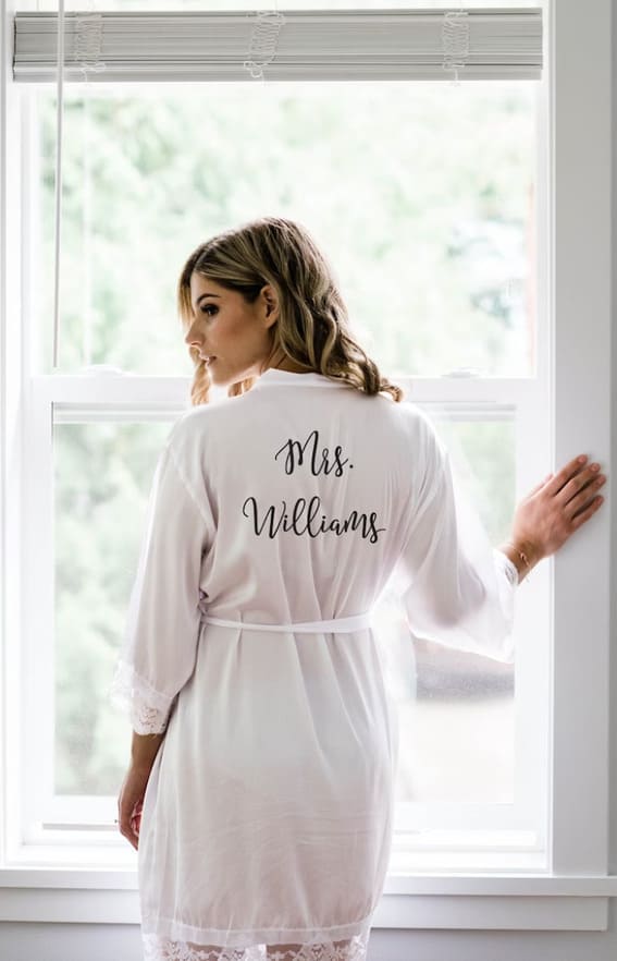 Mrs Robe - Bride Robe Personalized