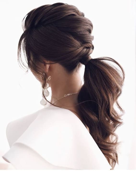 Beyond the Ponytail Up-do Bridal Hairstyle 