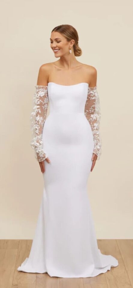 Detached Sleeve in White main image 0