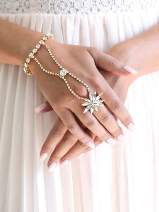 33 Hand Bracelet Ideas to Dazzle Your Next Wedding Outfit