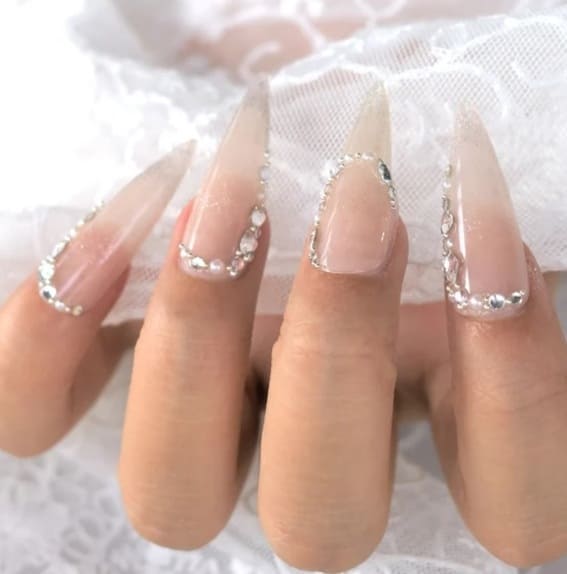 27 winter nails for weddings 27 27