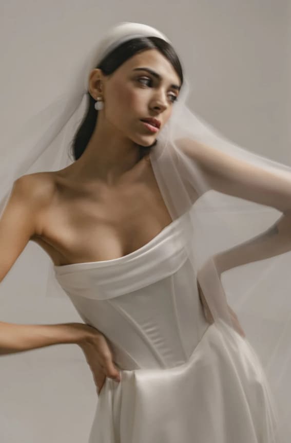 long beautiful corset wedding dress for wedding