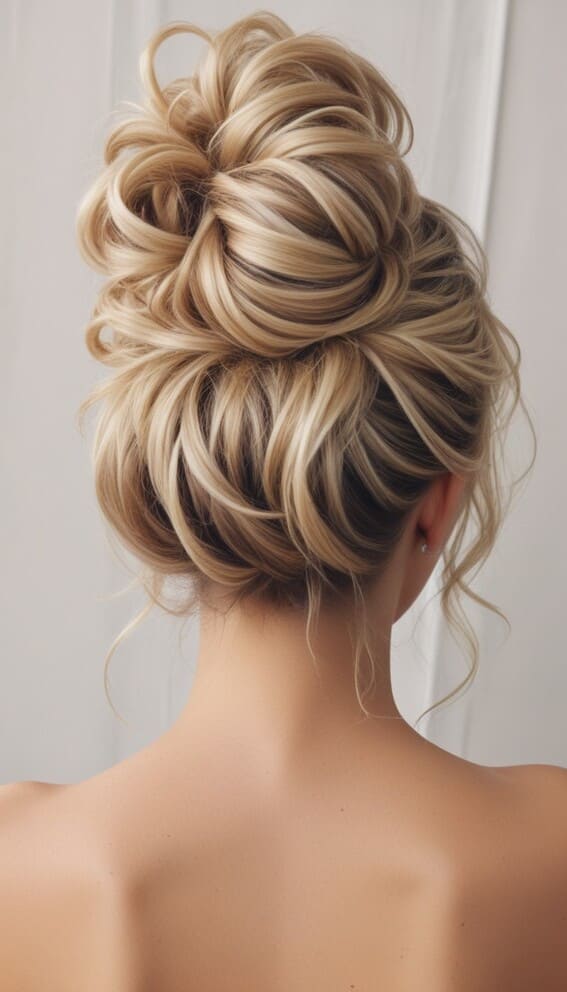 Classic Chignon hairstyle for romantic hairstyle ideas