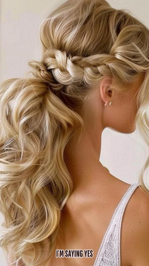 Glamorous hairstyle