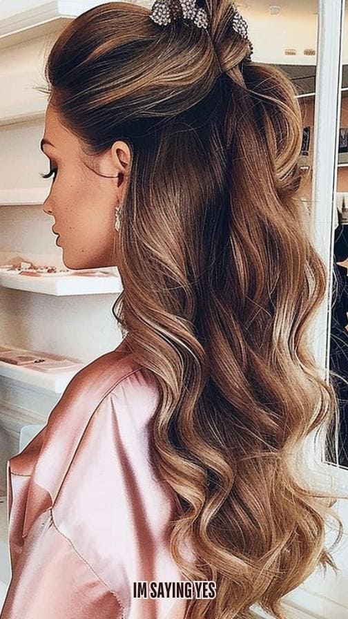 Glamorous hairstyle