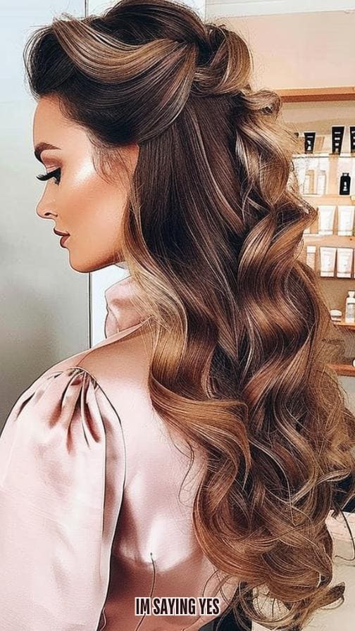 Glamorous hairstyle