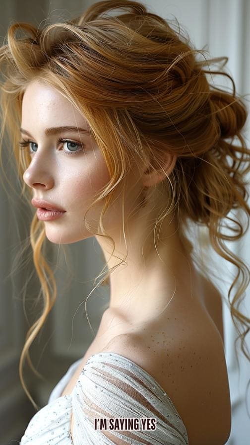 Glamorous hairstyle