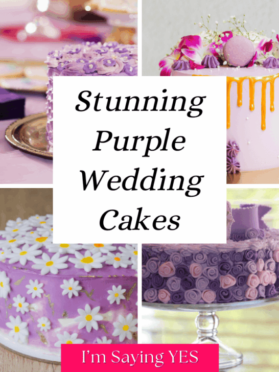 10 Purple Wedding Cake Ideas That Are Trending Right Now